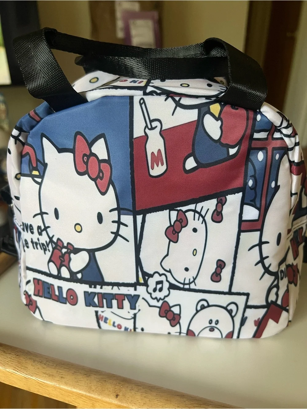 Hello Kitty Comic Panel Insulated Meal Bag/Crossbody BRAND NEW